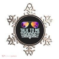 Cool Retro Talk To Me Goose Ornament thumb 0