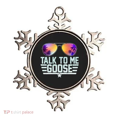 Cool Retro Talk To Me Goose Ornament