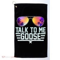 Cool Retro Talk To Me Goose Golf Towel thumb 0
