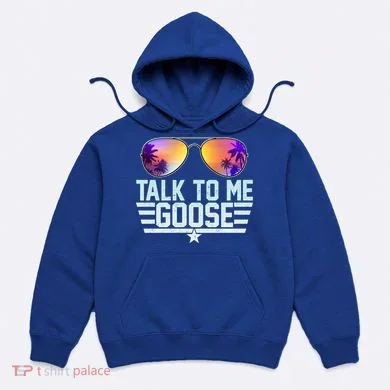 Cool Retro Talk To Me Goose Hoodie