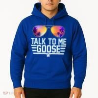 Cool Retro Talk To Me Goose Hoodie thumb 2