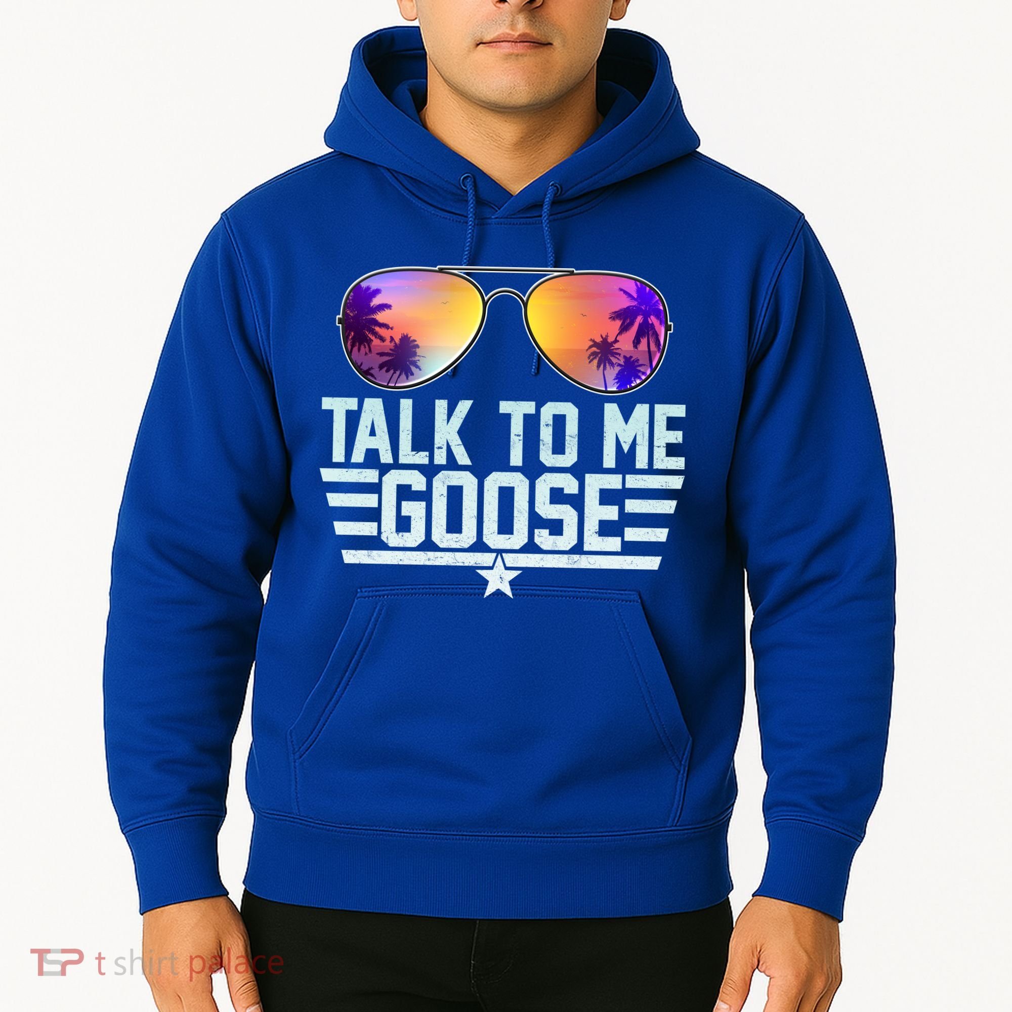 Cool Retro Talk To Me Goose Hoodie