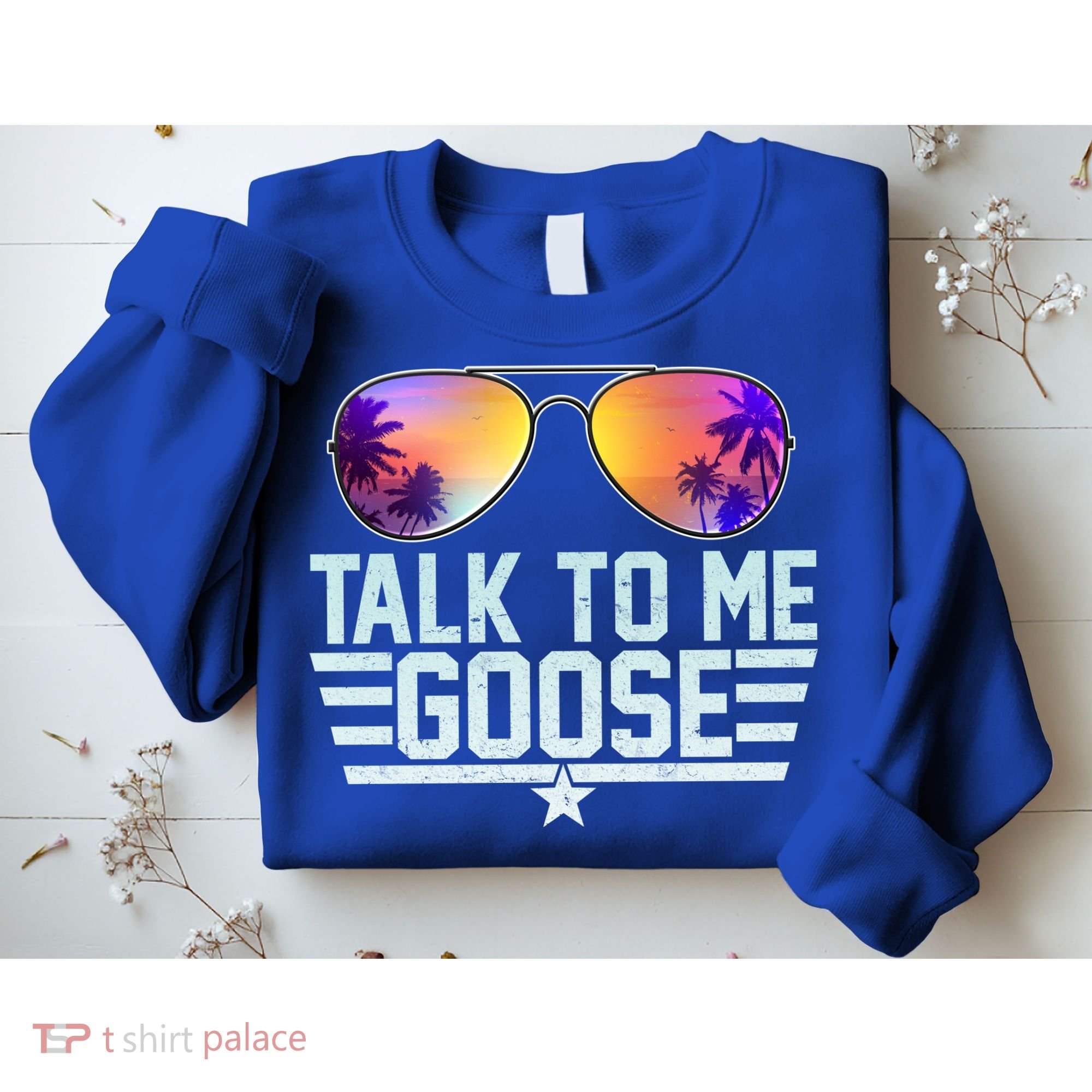 Cool Retro Talk To Me Goose Sweatshirt
