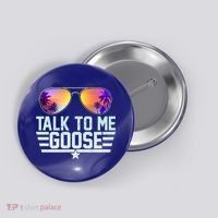 Cool Retro Talk To Me Goose Button thumb 0