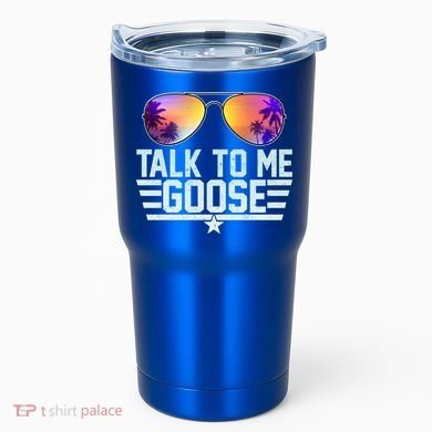 Cool Retro Talk To Me Goose Tumbler