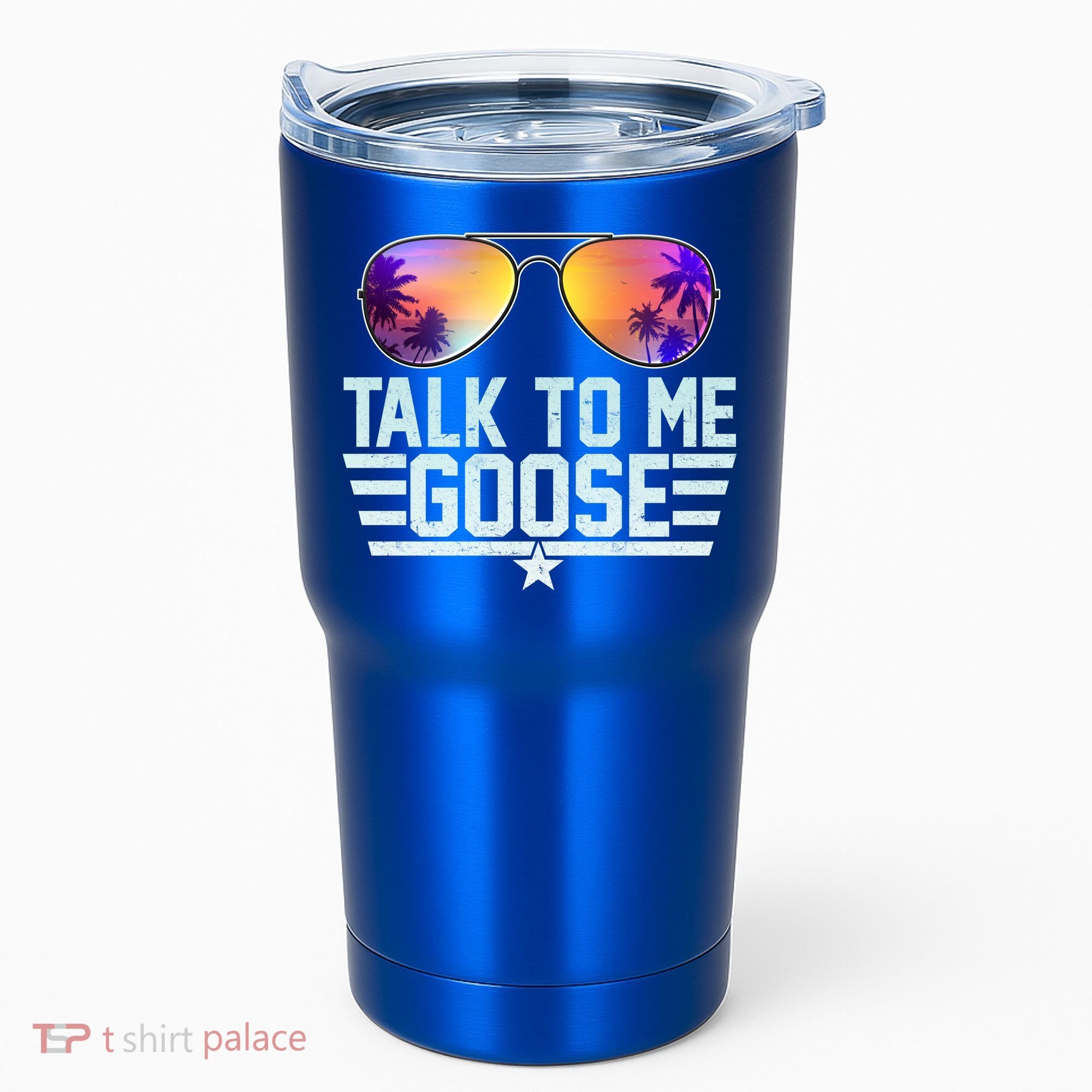 Cool Retro Talk To Me Goose Tumbler