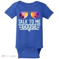 Cool Retro Talk To Me Goose Baby Bodysuit thumb 0