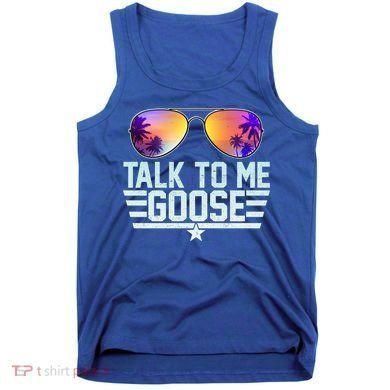 Cool Retro Talk To Me Goose Tank Top