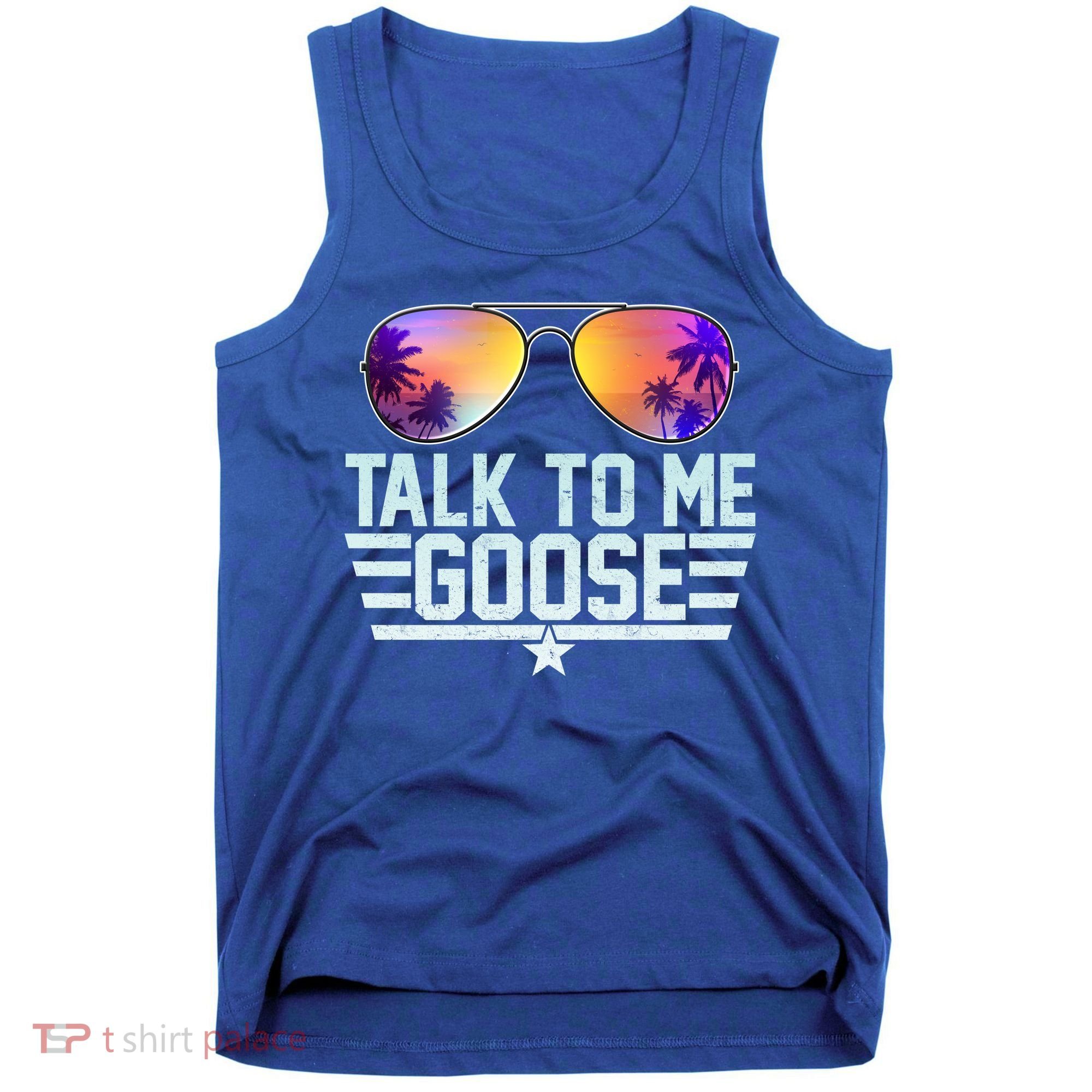 Cool Retro Talk To Me Goose Tank Top