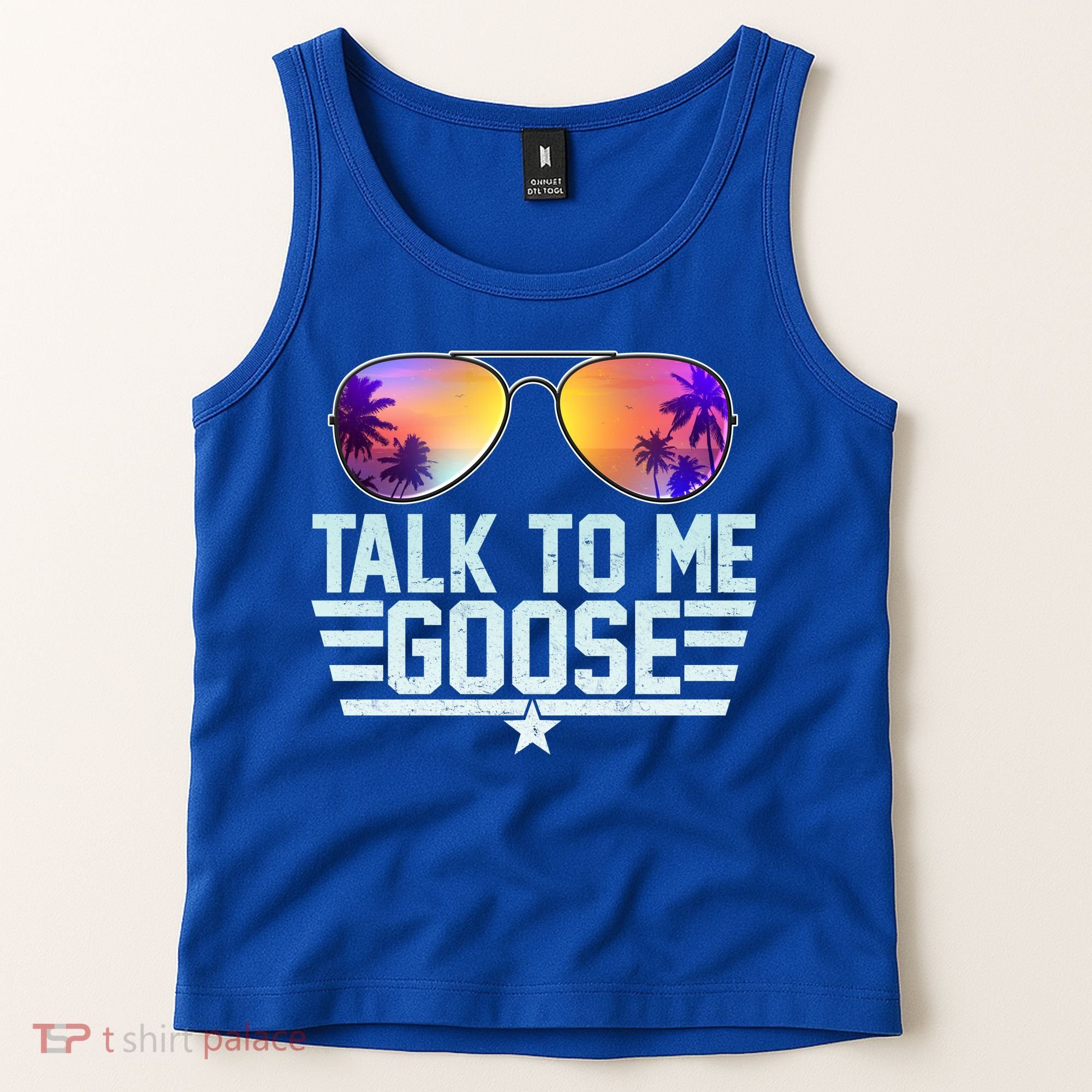 Cool Retro Talk To Me Goose Tank Top