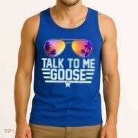 Cool Retro Talk To Me Goose Tank Top thumb 3