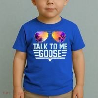 Cool Retro Talk To Me Goose Toddler T-Shirt thumb 2
