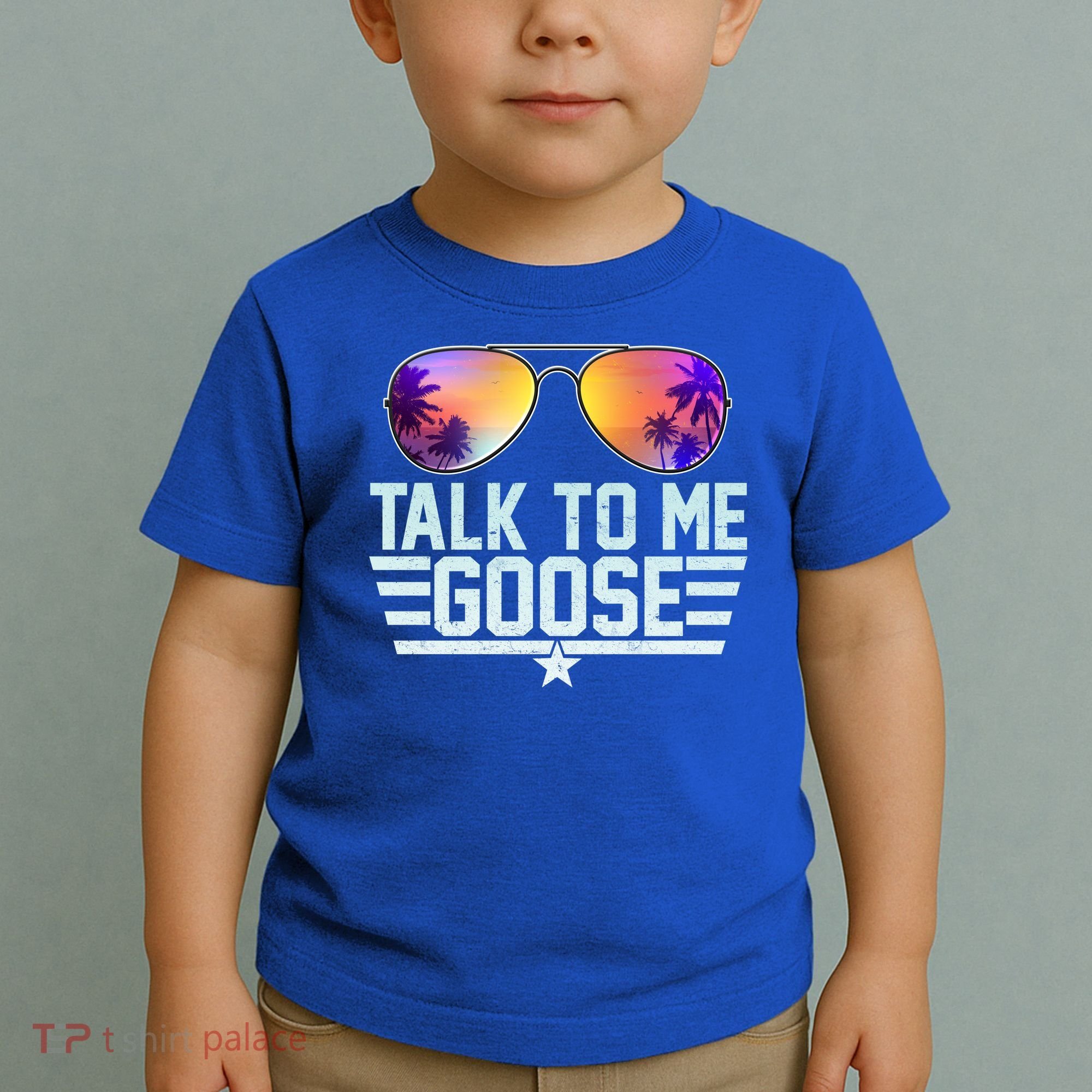 Cool Retro Talk To Me Goose Toddler T-Shirt