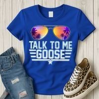Cool Retro Talk To Me Goose Women's T-Shirt thumb 3