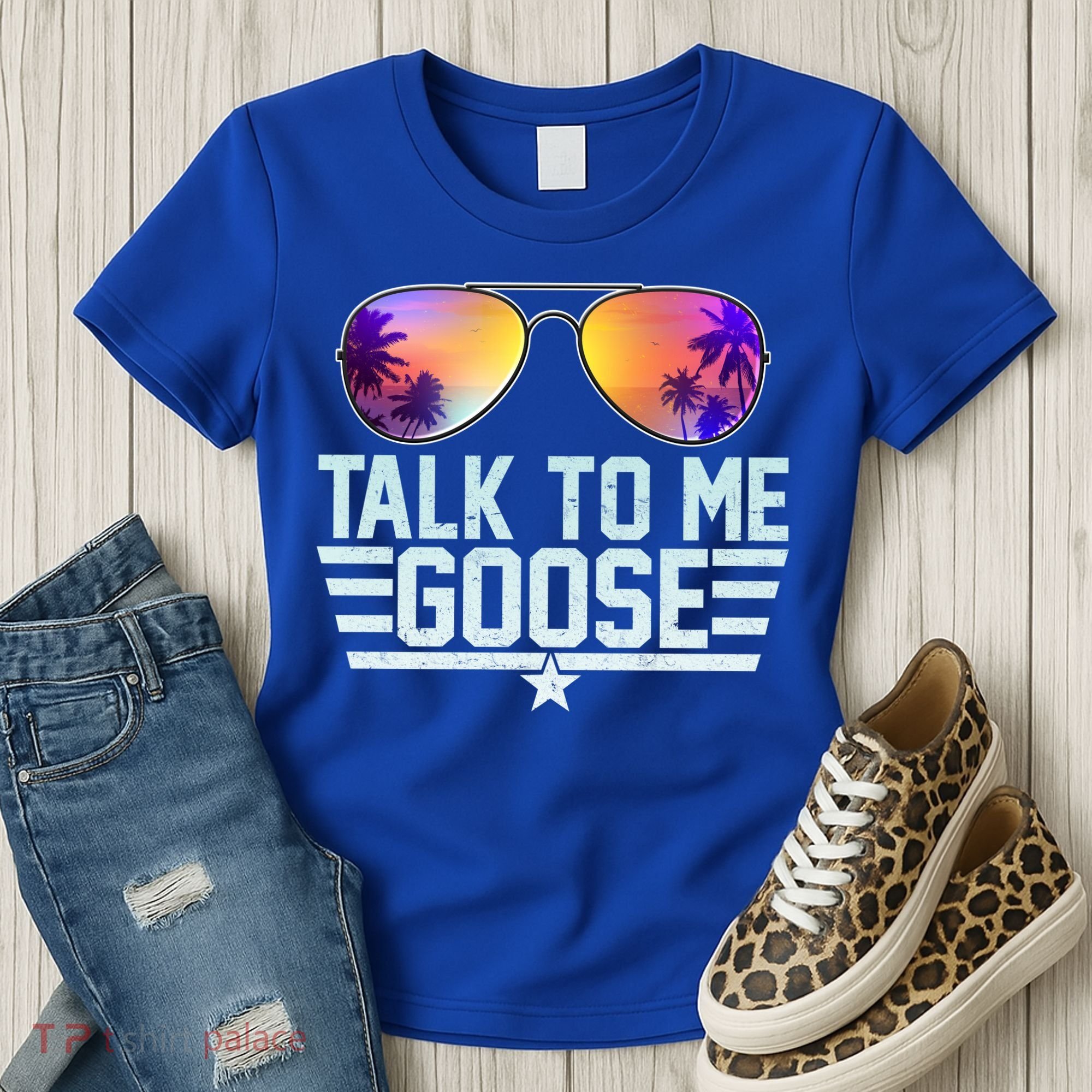 Cool Retro Talk To Me Goose Women's T-Shirt