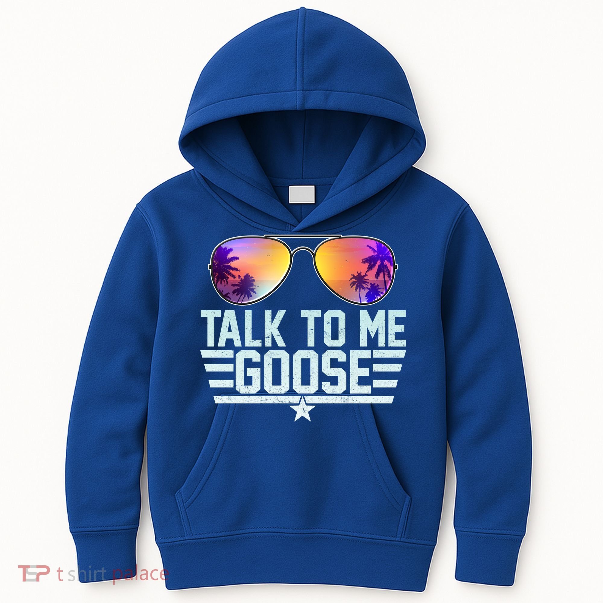Cool Retro Talk To Me Goose Kids Hoodie