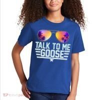 Cool Retro Talk To Me Goose Kids T-Shirt thumb 2