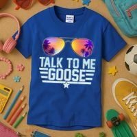 Cool Retro Talk To Me Goose Kids T-Shirt thumb 3