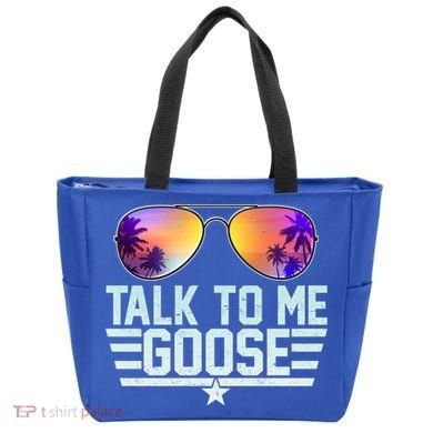 Cool Retro Talk To Me Goose Tote Bag