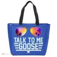 Cool Retro Talk To Me Goose Tote Bag thumb 0