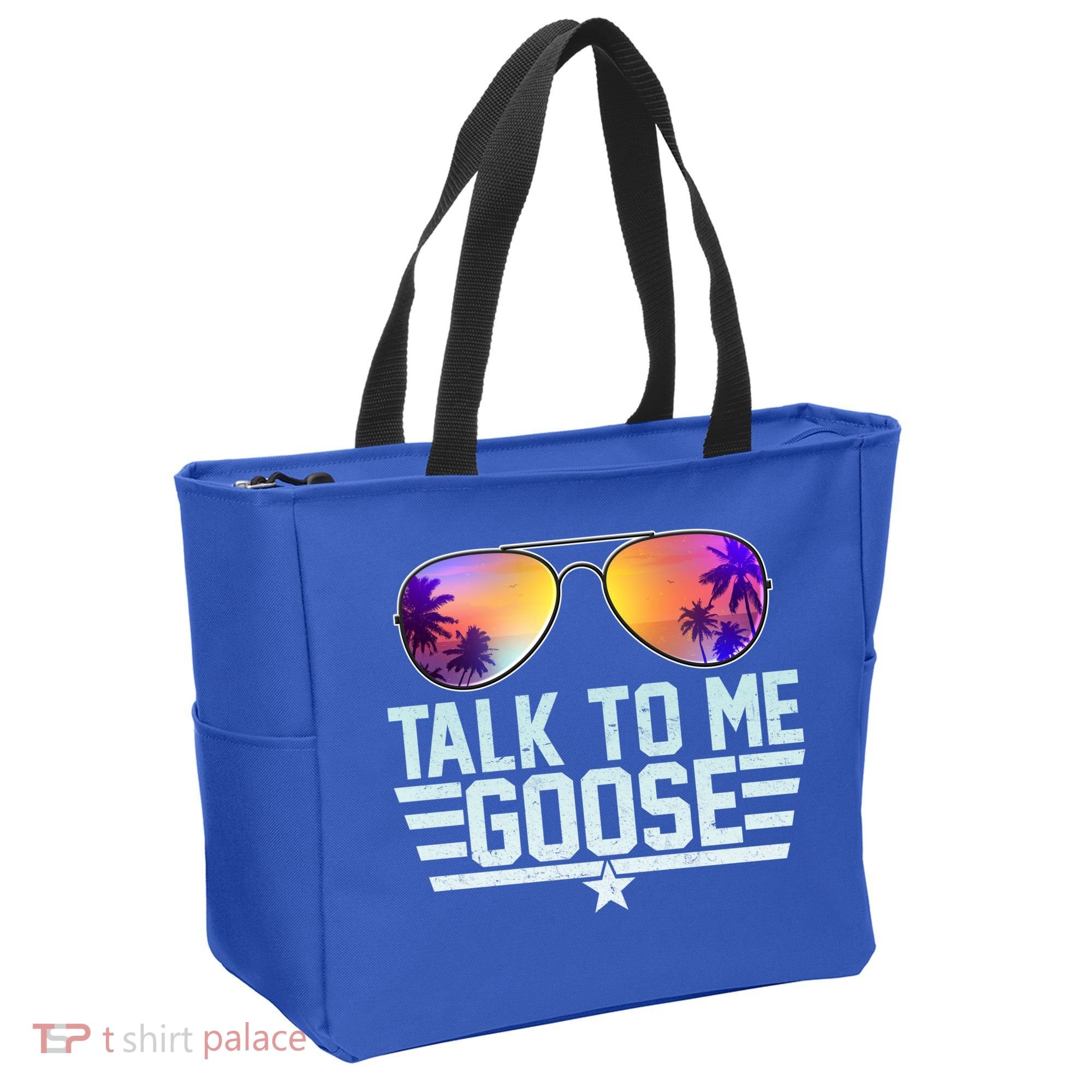 Cool Retro Talk To Me Goose Tote Bag
