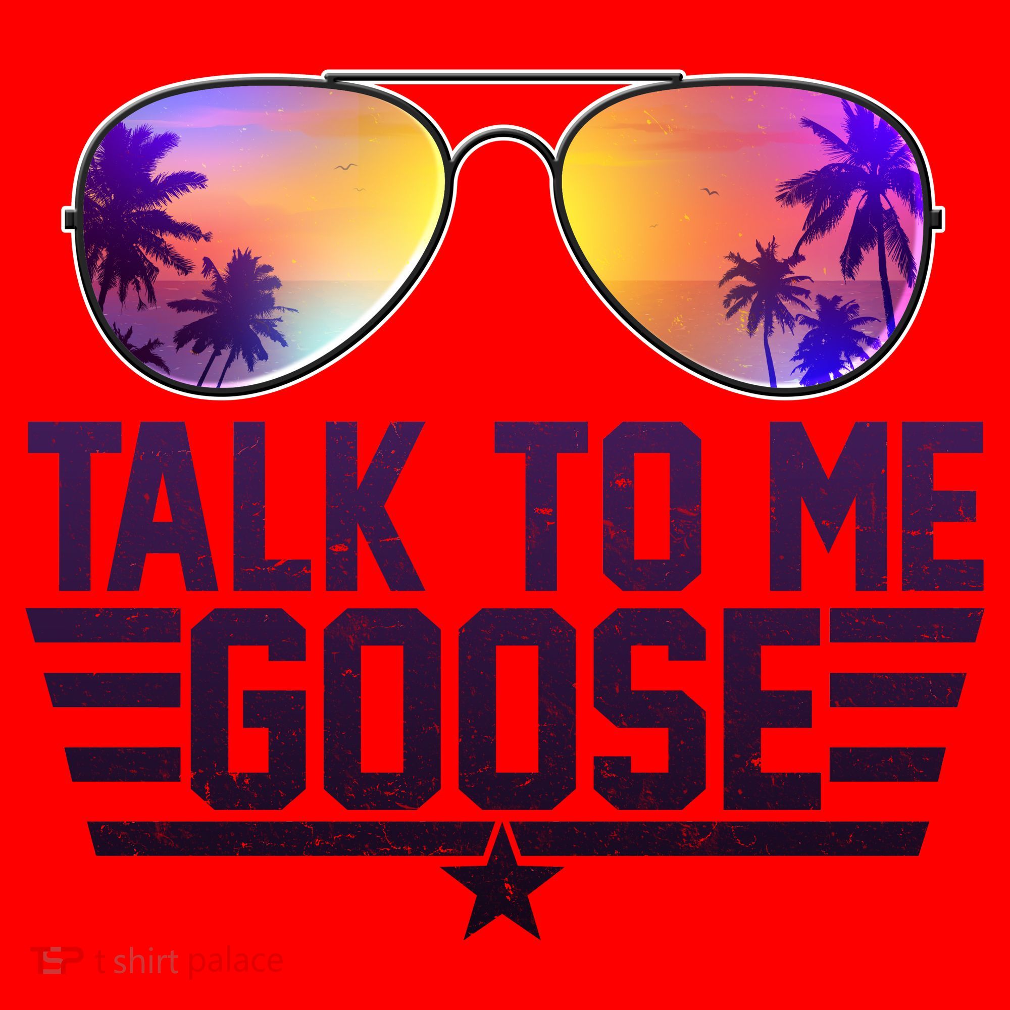 Cool Retro Talk To Me Goose Santa Hat
