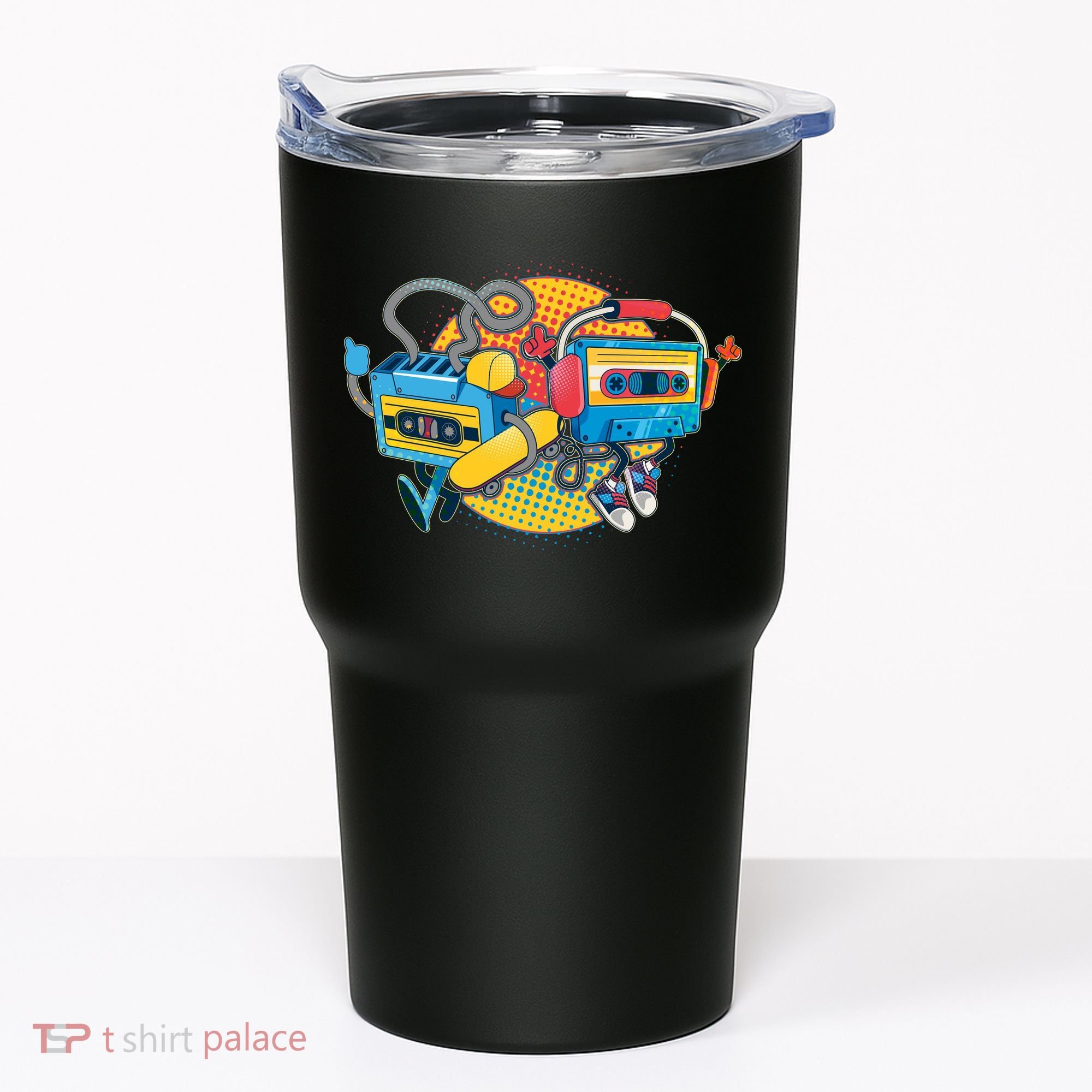 Cool Retro Tapes Tumbler