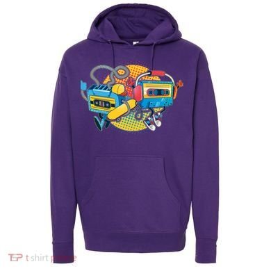 Cool Retro Tapes Hoodie