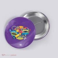 Cool Retro Tapes Button thumb 0