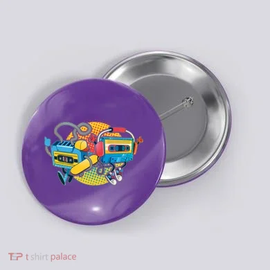 Cool Retro Tapes Button