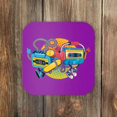 Cool Retro Tapes Coaster