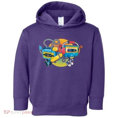 Cool Retro Tapes Toddler Hoodie