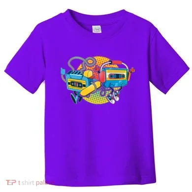 Cool Retro Tapes Toddler T-Shirt