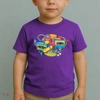 Cool Retro Tapes Toddler T-Shirt thumb 2