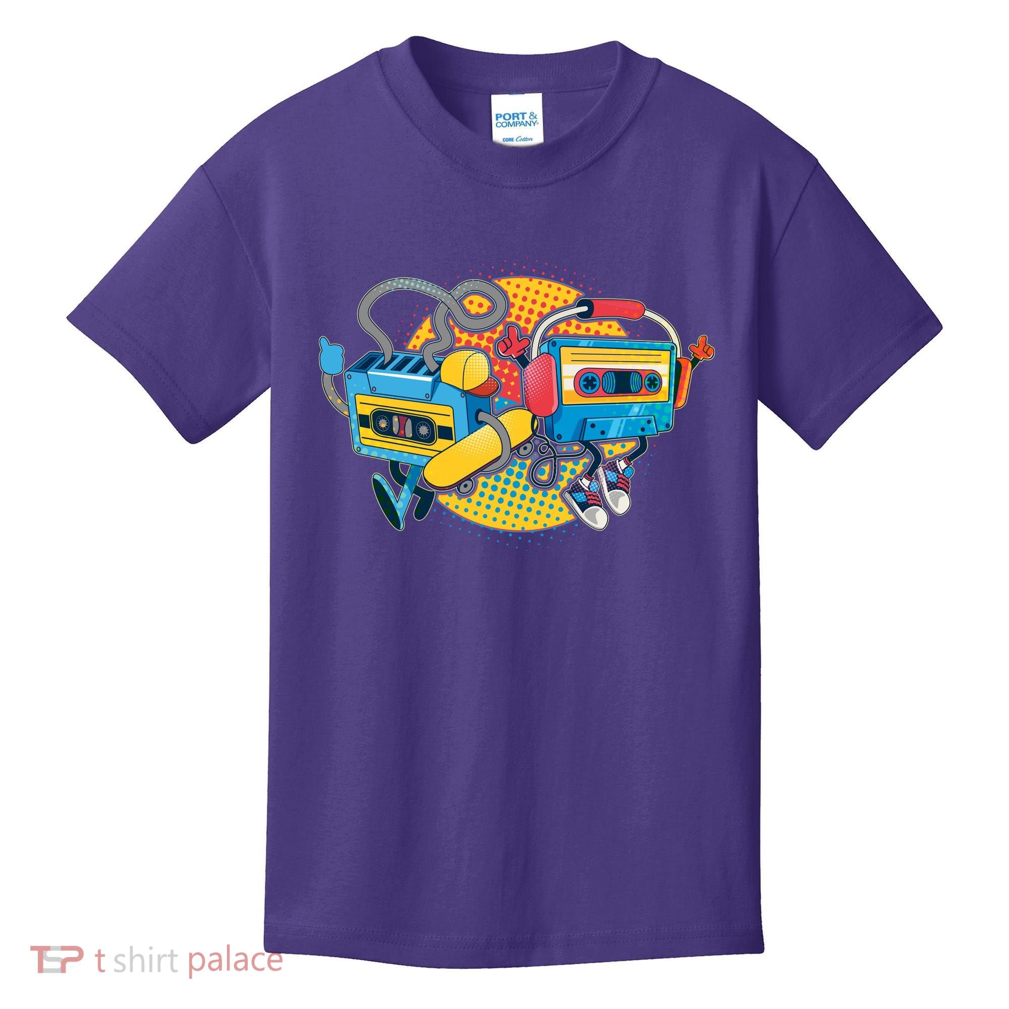 Cool Retro Tapes Kids T-Shirt