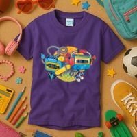 Cool Retro Tapes Kids T-Shirt thumb 3