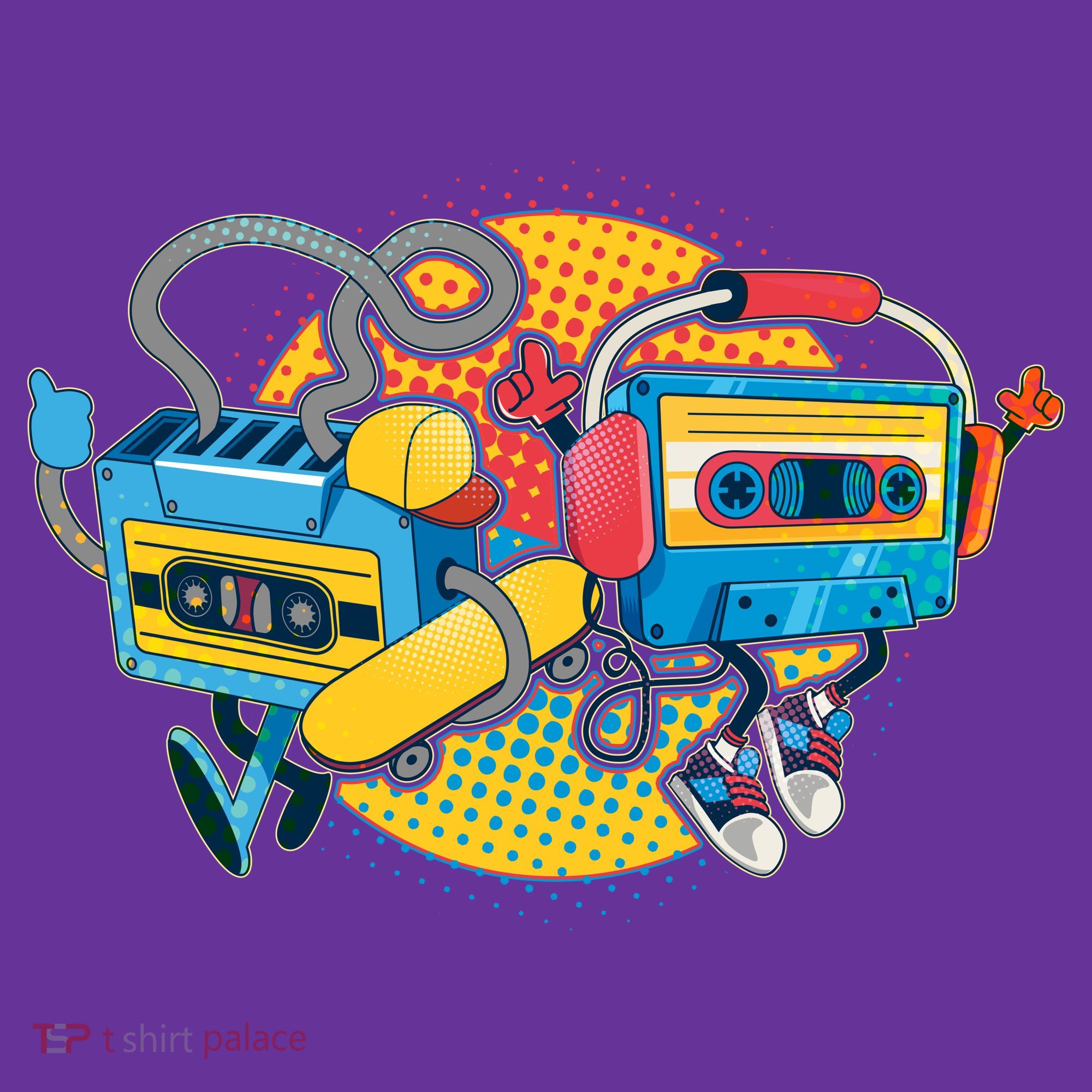 Cool Retro Tapes Kids T-Shirt