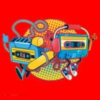 Cool Retro Tapes Santa Hat thumb 1