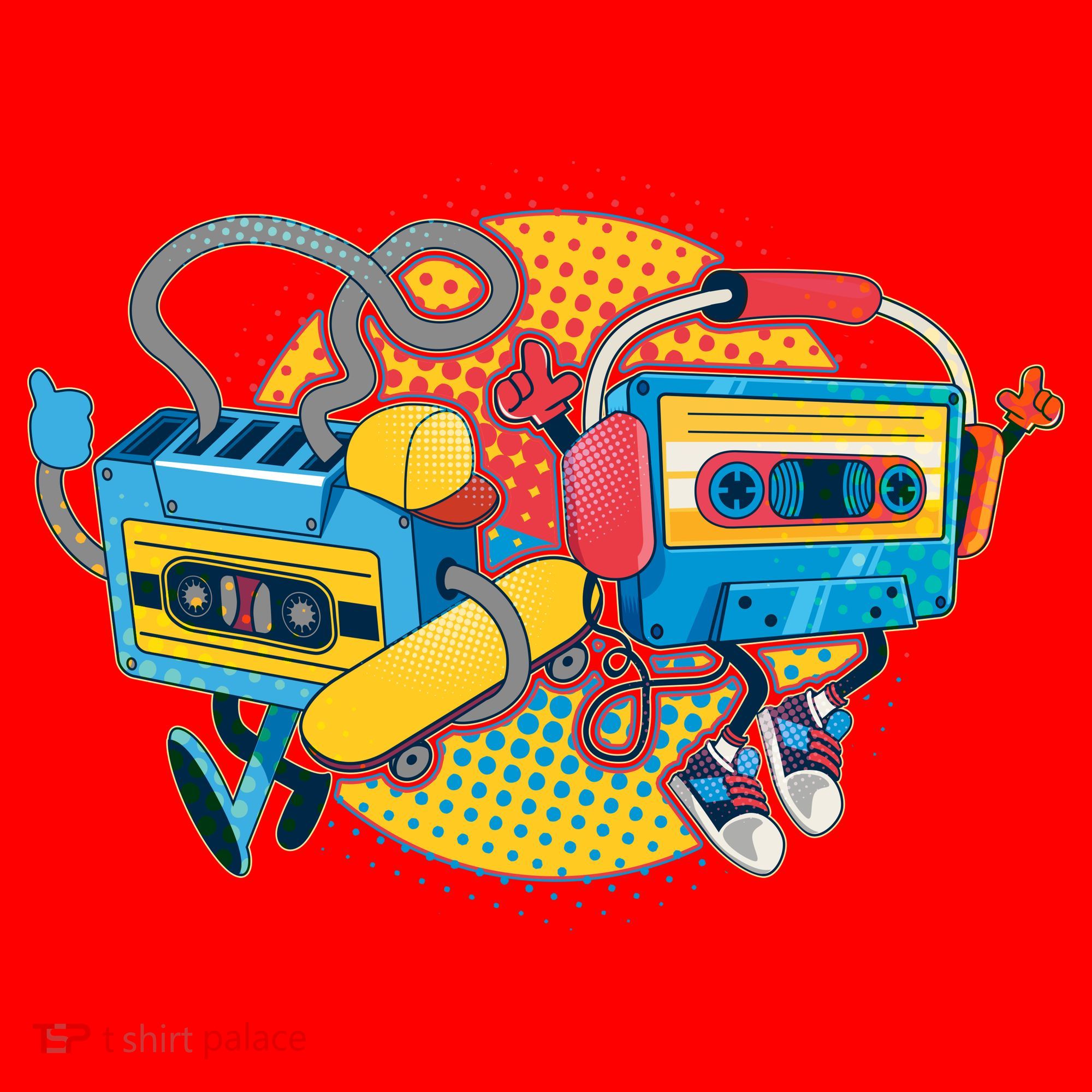 Cool Retro Tapes Santa Hat