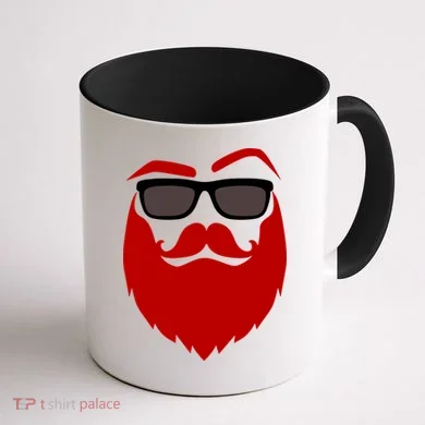 Cool Santa Clause Coffee Mug back