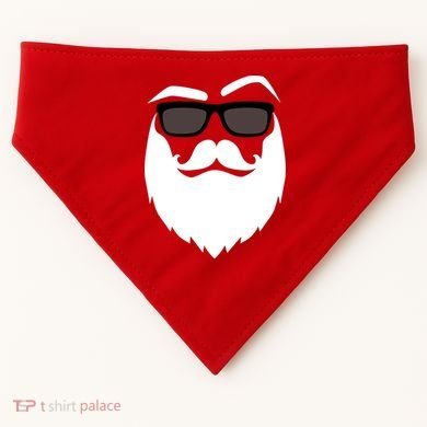Cool Santa Clause USA-Made Doggie Bandana