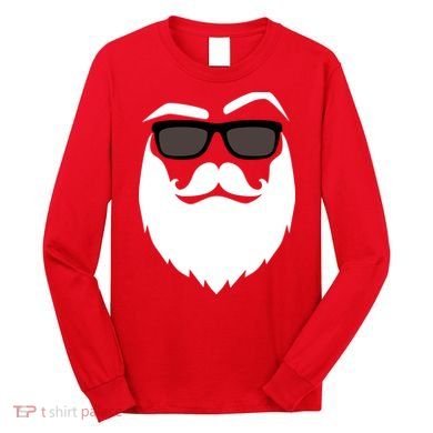 Cool Santa Clause Long Sleeve Shirt