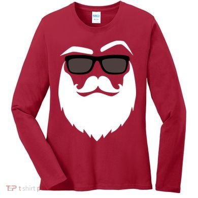 Cool Santa Clause Women's Long Sleeve Shirt