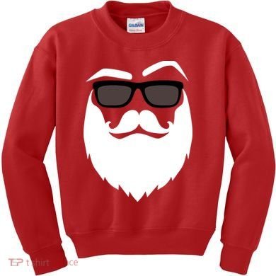 Cool Santa Clause Kids Sweatshirt