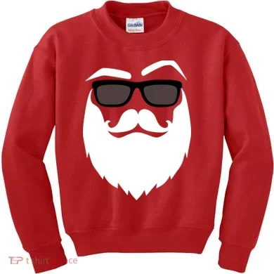 Cool Santa Clause Kids Sweatshirt