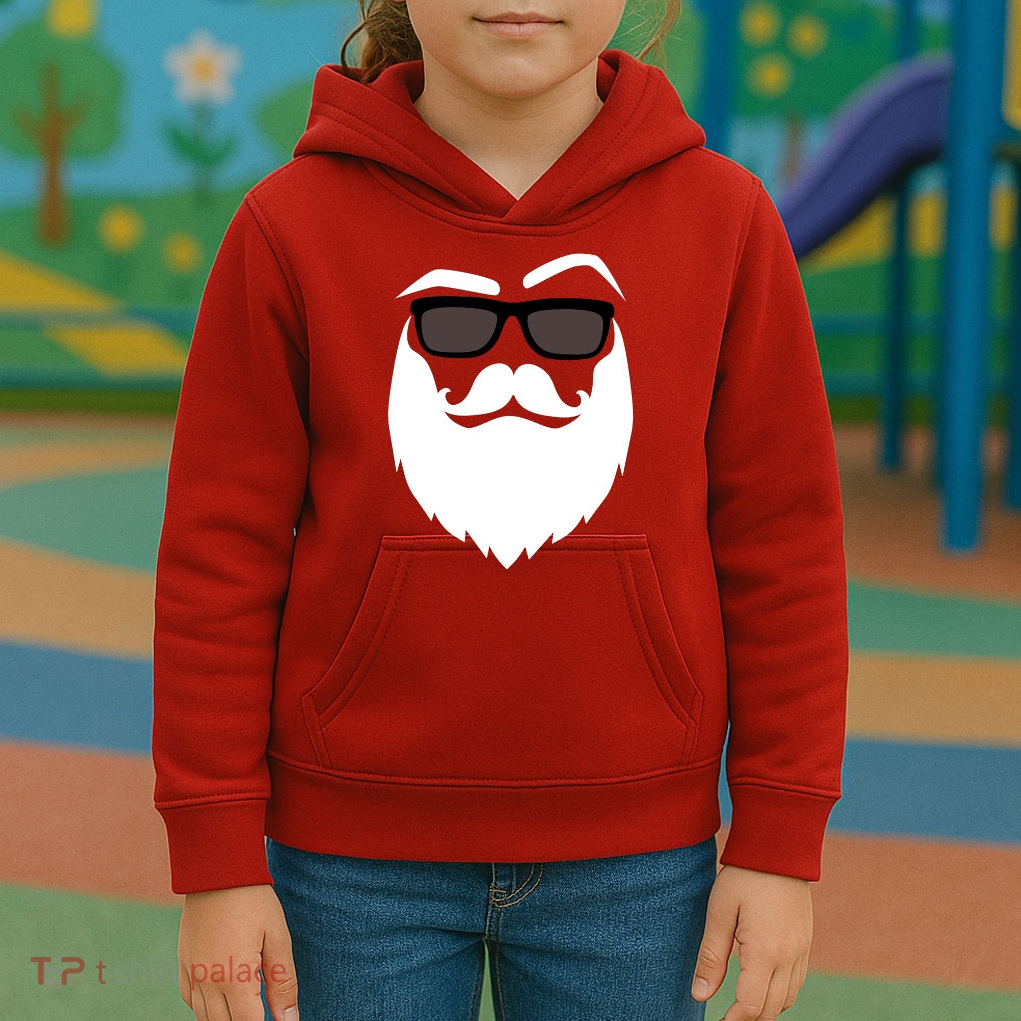 Cool Santa Clause Kids Hoodie