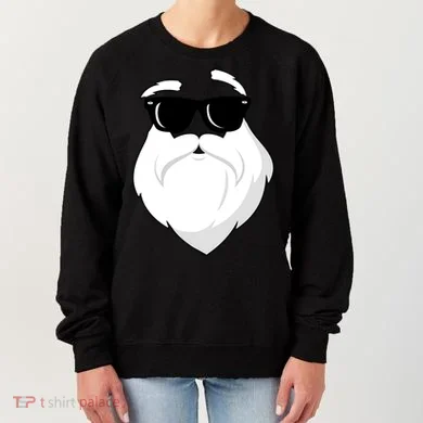 Cool Santa Face Women's Sweatshirt