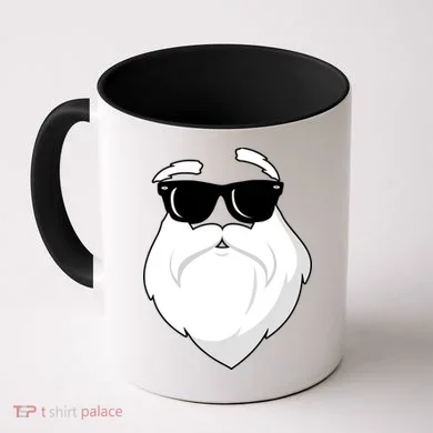 Cool Santa Face Coffee Mug