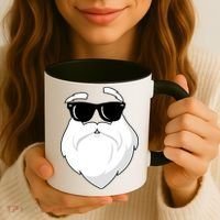 Cool Santa Face Coffee Mug thumb 3