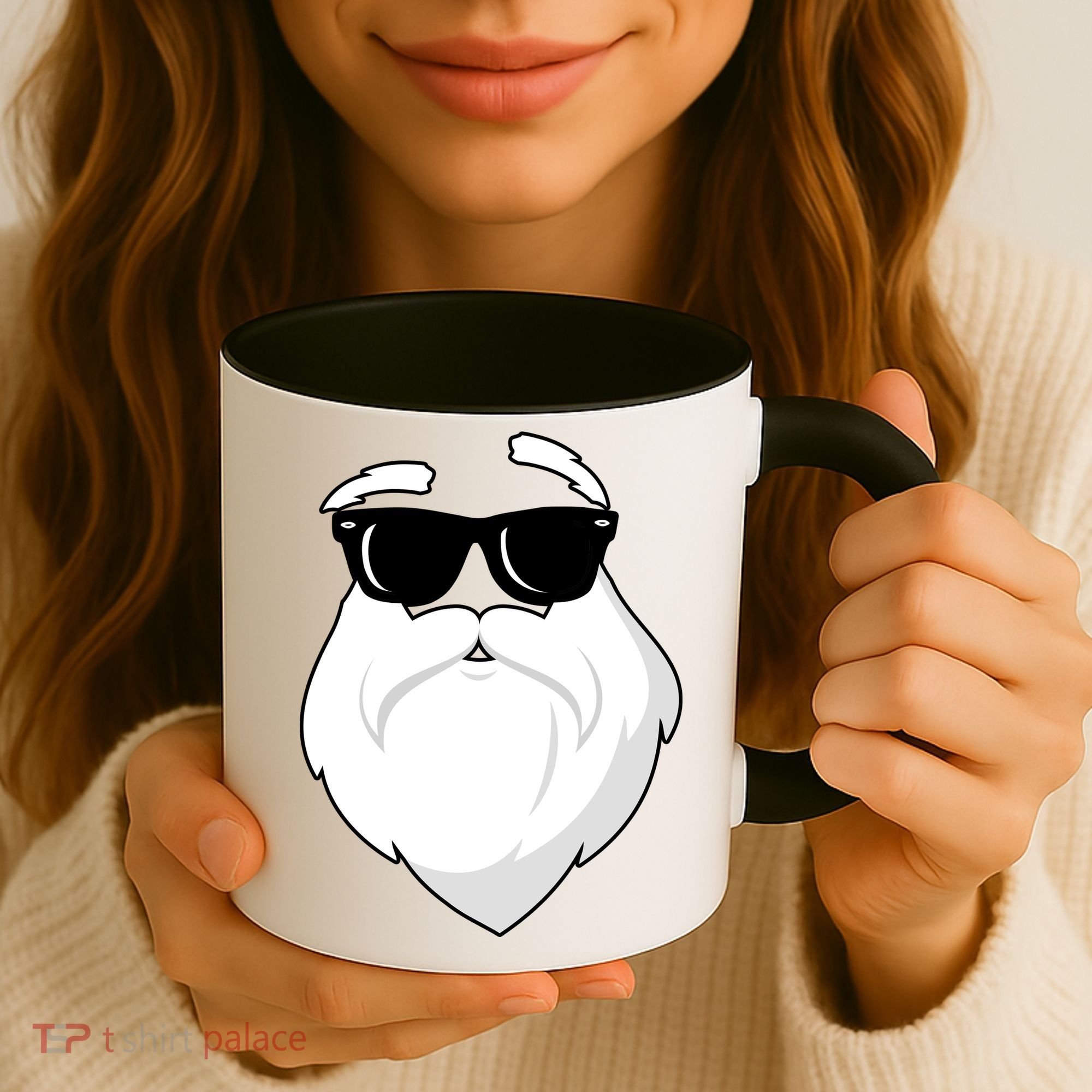 Cool Santa Face Coffee Mug